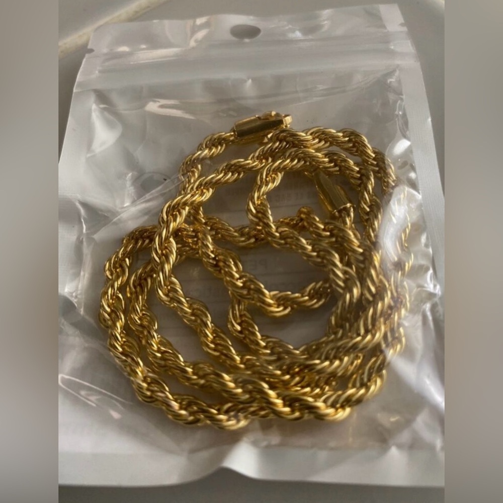 Gold Rope Chain - UNOPENED - Picture 2 of 4